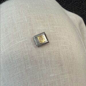 Silver and Gold “B” Nomination Charm Link